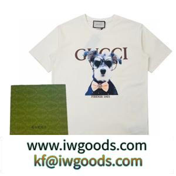 全2カラー GUCC1 ブランド Tシャツ/ティーシャツ通販 高品質偽物 大人可愛い魅力的コーデ ユニセックス iwgoods.com eayiai