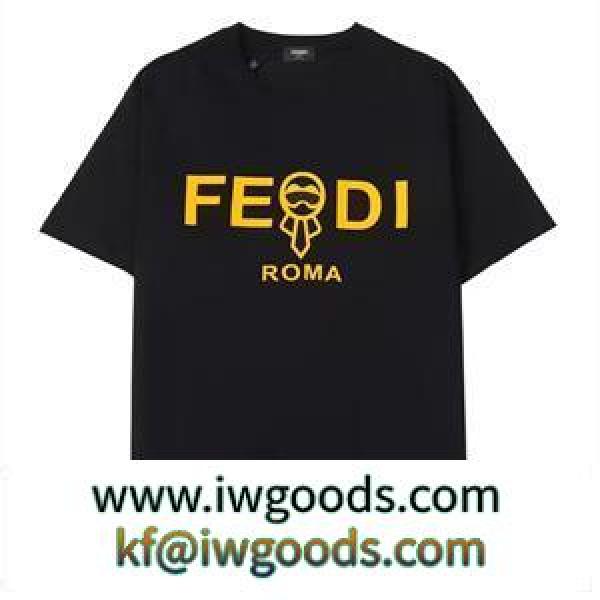 FENDI人気ランキング2022SS新作 フェンディスーパーコピー 半袖Tシャツ 2色可選 モードな魅力がたっぷり iwgoods.com K59fiy