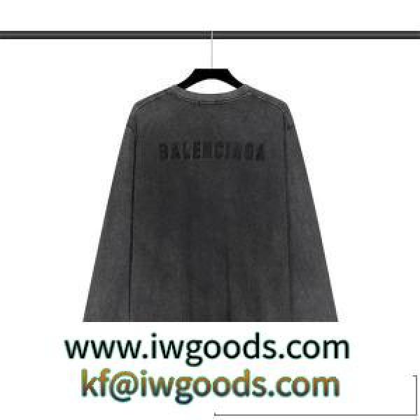 BALENCLAGA 当店人気のおすすめ2022高品質 バレンシアガ長袖Tシャツコピー ユーズド風 ユニセックス着用 iwgoods.com jSvWfu