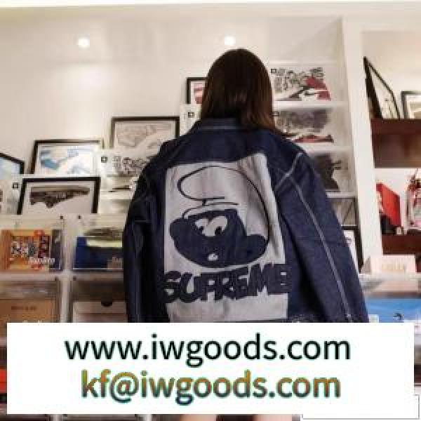 2色可選 FW20 Week 1 Supreme/Smurfs DenimTrucker Jacket シュプリーム スーパーコピー デニムジャケット iwgoods.com 0Dy0TD