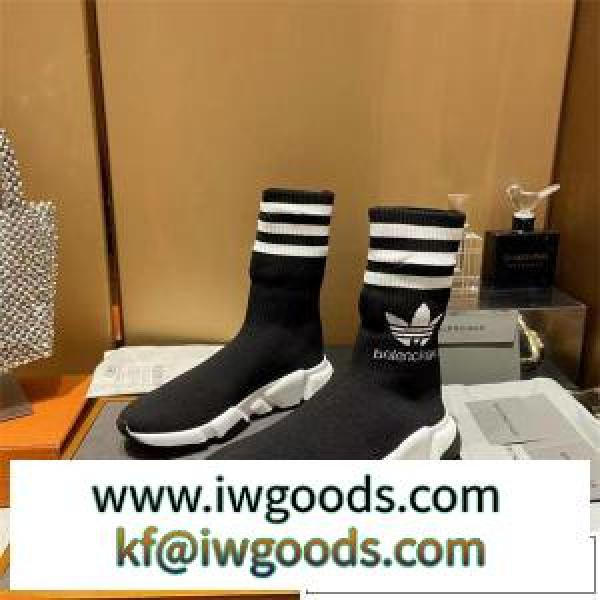 【数量限定】Balenciaga x Adidasスニーカー新作お洒落高品質男女OKストリートファッション靴 iwgoods.com meayKn