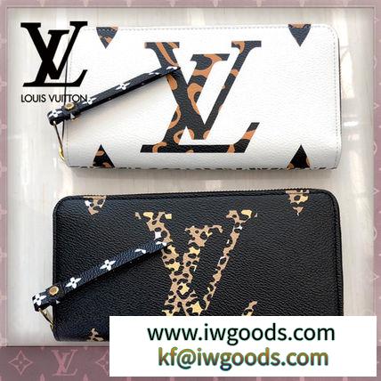 19FW 国内直営 LouisVUITTON ブランドコピー商品 ジャングル ジッピー ウォレット/ﾚｱ iwgoods.com:1czy0c-3