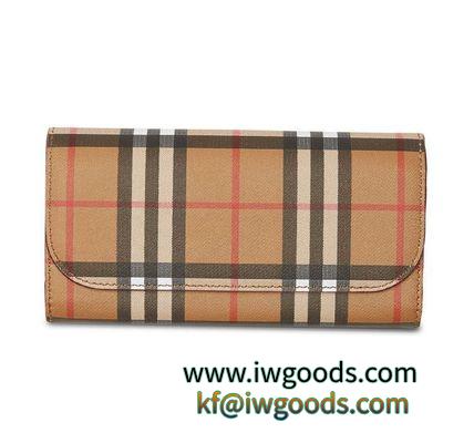 【関税負担】 BURBERRY ブランドコピー通販 VINTAGE CHECK WALLET iwgoods.com:eyltu8-3