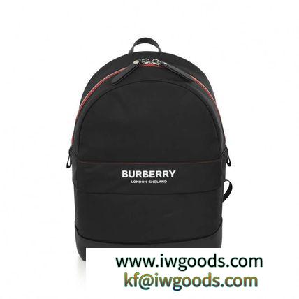 国内より発送 BURBERRY コピーブランド BLACK NYLON NICO BACKPACK iwgoods.com:9407rs-3