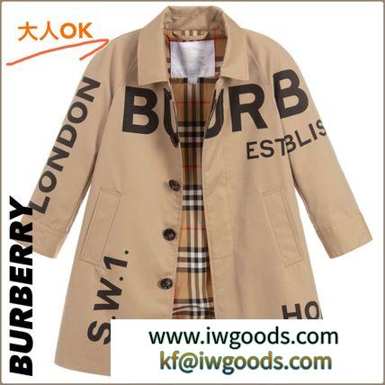 大人OK【BURBERRY コピー商品 通販】ユニセックス ロゴ カーコート 4Y-14Y iwgoods.com:w1lx7c-3