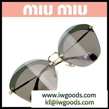 ◆MIUMIU 偽物 ブランド 販売◆﻿コピー品 人気 紫外線カット サングラス SMU53S-VX1-5J2 iwgoods.com:8h7eui-3