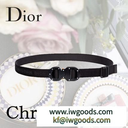 すぐ届く DIOR ブランド 偽物 通販◆ブラック ナイロン 25 MM ベルト iwgoods.com:kriw36-3