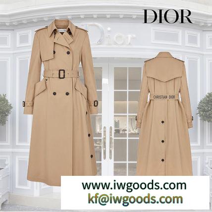 【Cruise19】DIOR スーパーコピー*trench coat*コットントレンチコート*ベージュ iwgoods.com:oweoww-3