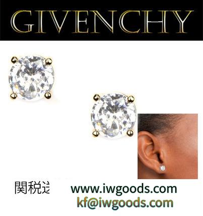 【関税送料込】★GIVENCHY ブランド コピー★クリスタル スタッズピアス GOLD iwgoods.com:dfjxum-3