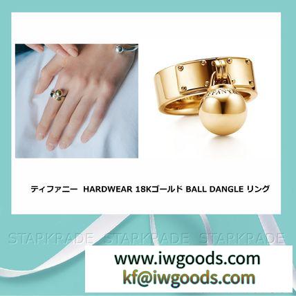 [コピー商品 通販 Tiffany] ティファニー ブランド コピー HARDWEAR 18K Gold Ball Dangle リング iwgoods.com:4vz1tt-3