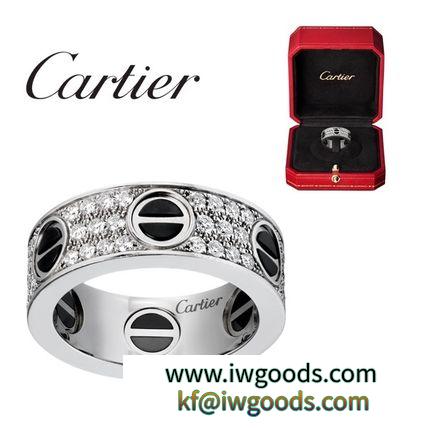 送料込‐CARTIER 偽物 ブランド 販売★LOVE RING：ダイヤモンド ホワイトゴールド iwgoods.com:izz5e6-3