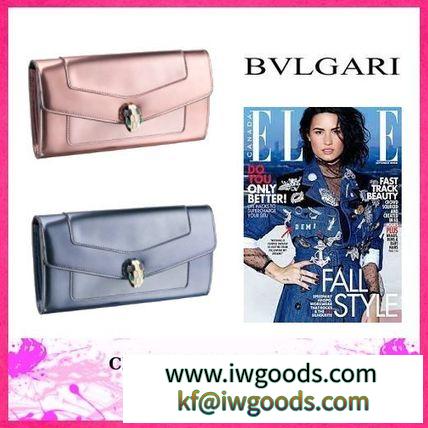 ★BVLGARI ブランドコピー通販/ブルガリ スーパーコピー 代引★スネーク×フラップ財布×２カラー★新作 iwgoods.com:oncwlb-3