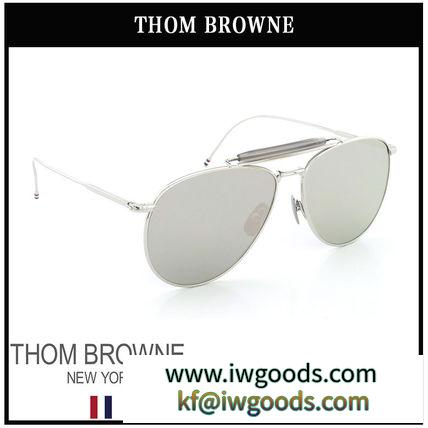 【THOM BROWNE コピー商品 通販 トムブラウン ブランドコピー商品】TB-015-LTD  62mm ユニセックス iwgoods.com:aa00jv-3