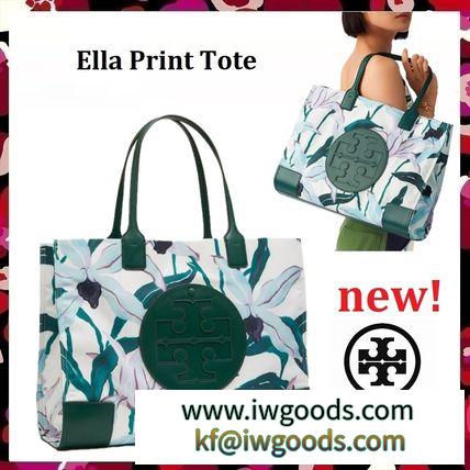 セール 新作 Tory Burch コピーブランド Ella Printed Tote (大) A4サイズ収納OK iwgoods.com:6dlizm-3