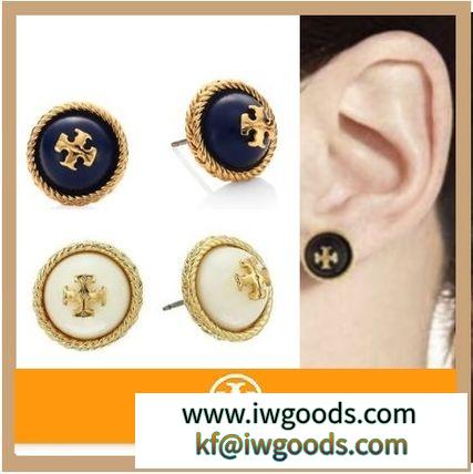 【即発】Tory Burch 激安スーパーコピー★Rope Logo Stud Earrings ピアス iwgoods.com:sazwde-3