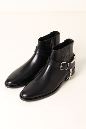 BALMAIN 偽ブランド バルマン ブランドコピー商品 BHR SHOES BOOTS LEATHER CHAIN iwgoods.com:e1w1nh-3