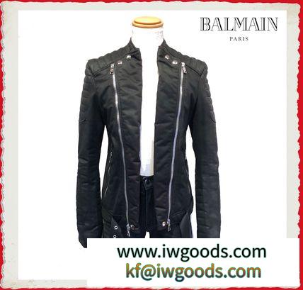 ★大特価★BALMAIN スーパーコピー 代引 バイカージャケット コーティングコットン iwgoods.com:feeqcv-3