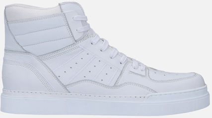 【BALMAIN 激安コピー】LEATHER AND MESH HIGH-TOP SNEAKERS iwgoods.com:6kkqjt-3