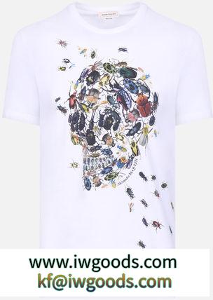 【mcqueen 激安スーパーコピー】SKULL BEETLE CLUSTER JERSEY T-SHIRT iwgoods.com:uu28x1-3