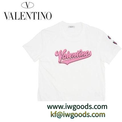 【即納】18SSVALENTINO 偽ブランド 半袖ロゴTシャツ PV3MG10Z クルーネック iwgoods.com:o3j4bb-3