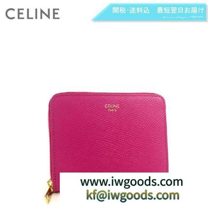 国内即発【CELINE 偽ブランド】コンパクト ラウンドジップ財布 新ロゴ 10B66 iwgoods.com:mq8t20-3