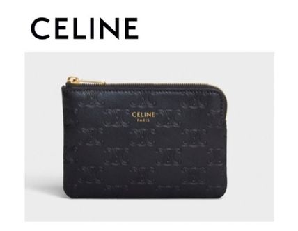 CELINE コピー品☆トリオンフコイン&カードポーチウィズ フック/エンボス iwgoods.com:x715gh-3