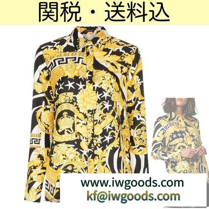 関税送料込★VERSACE 激安スーパーコピー* バロック プリント シルク シャツ iwgoods.com:isrip4-3