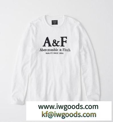Abercrombieアバクロ アップリケ長袖Tシャツ ロンT/White ブランド コピー iwgoods.com:0qqaqk-3