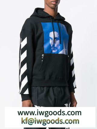 《 OFF-White ブランドコピー商品 》DIAG BERNINI OVER HOODIE フーディ パーカー 黒 iwgoods.com:7ypr02-3