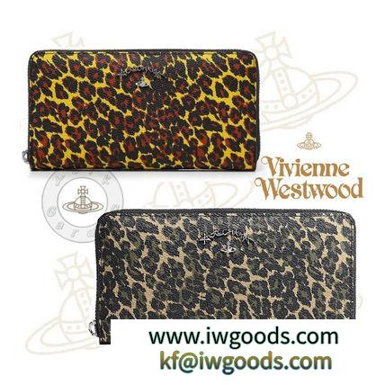 17/18新作★Vivienne WESTWOOD スーパーコピー 代引★レオパード柄長財布★2色より iwgoods.com:12hazs-3