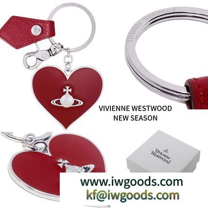 ★NEW★ VIVIENNE WESTWOOD 偽物 ブランド 販売 ハートキーホルダー　キーリング iwgoods.com:ra6808-3