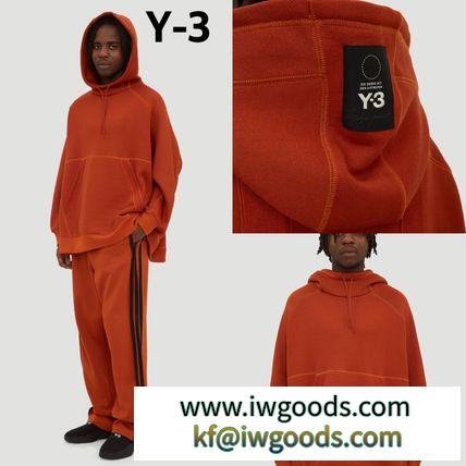 追跡有り配送！Y-3 偽ブランド Hooded Chenille Stripe Back パーカー iwgoods.com:xhyv2p-3