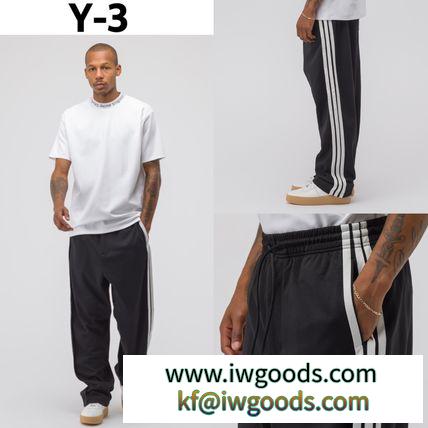 追跡有り配送！Y-3 ブランドコピー通販  3 Stripe Snap Pant  Black iwgoods.com:ovmxee-3