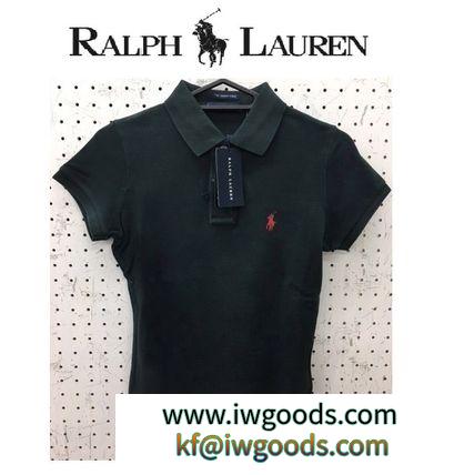 POLO RALPH Lauren ブランド 偽物 通販 THE SKINNY POLO 半袖 ポロシャツ ブラック iwgoods.com:jy8u46-3