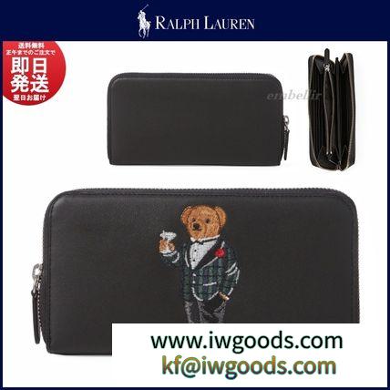 国内即発 Ralph Lauren 激安スーパーコピー ポロベアー レザー ラウンドジップ長財布 iwgoods.com:nd12y2-3