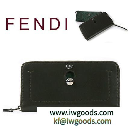 FENDI 偽ブランド(フェンディ ブランド コピー)﻿コピー品/EMS発送/送料込み ファスナー長財布 iwgoods.com:zkom7c-3