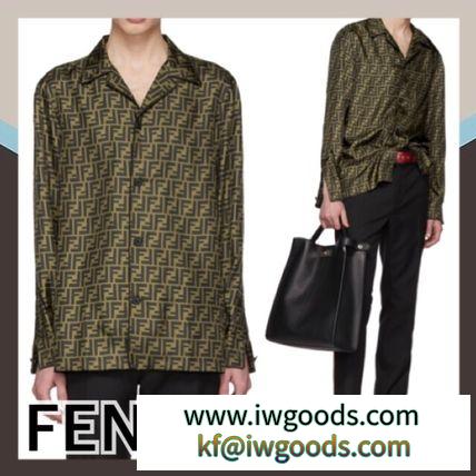 国内発送★FENDI 偽ブランド★シルクForeverシャツ iwgoods.com:zuwt9k-3