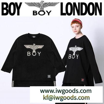 BOY LONDON 偽物 ブランド 販売(ボーイロンドン 激安スーパーコピー)★OVER FIT TAPE長袖Tシャツ2色 iwgoods.com:9k8oz5-3