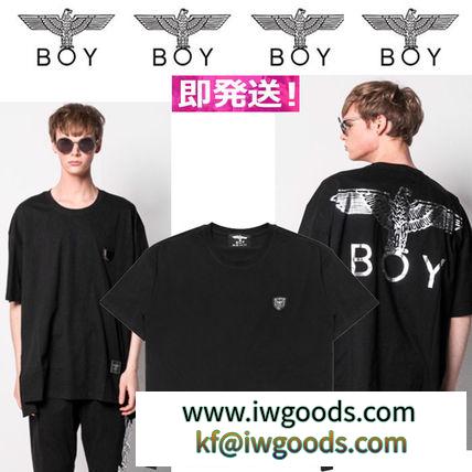 BOY LONDON 激安コピー(ボーイロンドン 激安スーパーコピー)STOCK SALES LOGO 半袖Tシャツ iwgoods.com:h723fj-3