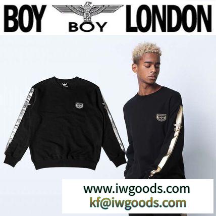 BOY LONDON コピー商品 通販(ボーイロンドン 偽物 ブランド 販売)★テープ袖スウェットシャツ 2色 iwgoods.com:4vl2vk-3