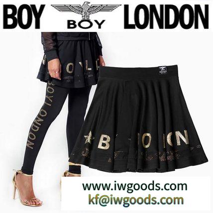 BOY LONDON 激安コピー(ボーイロンドン コピーブランド)☆ロゴパターンテープミニスカート iwgoods.com:6ydat8-3