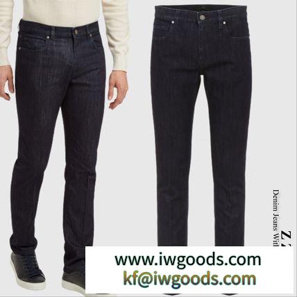 Z Zegna ブランド 偽物 通販　Denim Jeans With Five Pockets iwgoods.com:2u7234-3