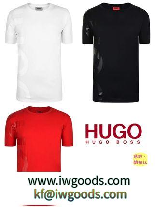 Hugo BOSS 偽物 ブランド 販売*ヒューゴボス 激安スーパーコピー DAWS ロゴ コットン 半袖 Tシャツ iwgoods.com:vfmsgk-3