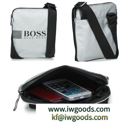 大人気☆HUGO BOSS ブランドコピー通販 PIXEL S ZIP　クロスボディーバッグ　グレー iwgoods.com:ybjt64-3