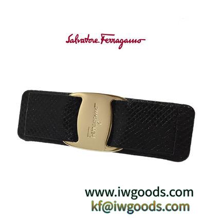 Salvatore FERRAGAMO 偽物 ブランド 販売 34-7477/01_0697819 BLACK バレッタ(新品) iwgoods.com:0l18tx-3