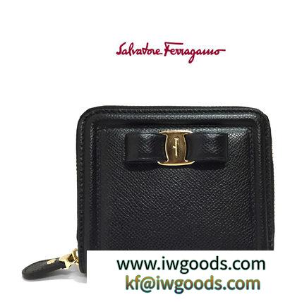 Salvatore FERRAGAMO ブランド コピー 22-D156 0683537 NERO 財布 CALF (新品) iwgoods.com:lqet9b-3