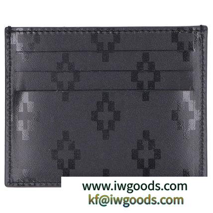 LOGO PRINT LEATHER CARD HOLDER iwgoods.com:8g5k18-3