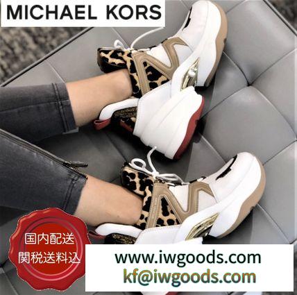 国内発送*関送込*MICHAEL Michael Kors ブランドコピー*レオパードスニーカー iwgoods.com:3ay6pu-3