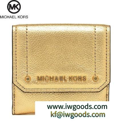 国内即発★MICHAEL Kors 偽物 ブランド 販売★マイケルコース スーパーコピー 代引★三つ折り財布 iwgoods.com:u8audx-3