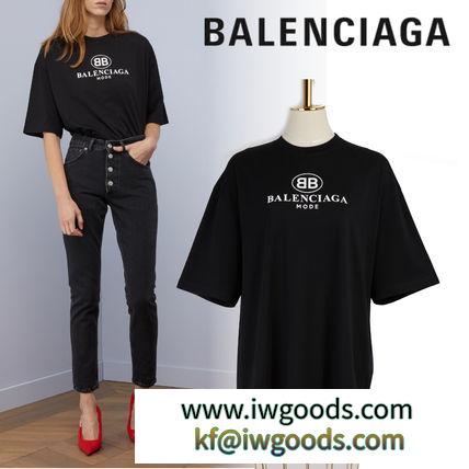 ★大人気★BALENCIAGA 偽物 ブランド 販売 バレンシアガ ブランドコピー通販 オーバーサイズロゴＴシャツ iwgoods.com:6fal46-3